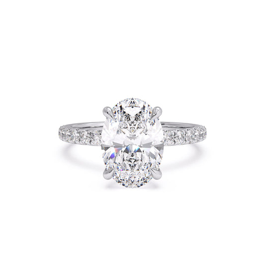 Eva claw pave Solitaire