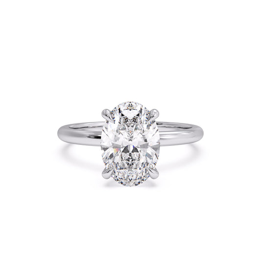 Emma-Oval Solitaire