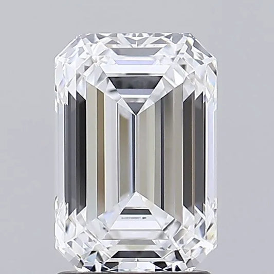 2.32ct Emerald Lab Grown Diamond (Colour D, Clarity IF, IGI Certified)