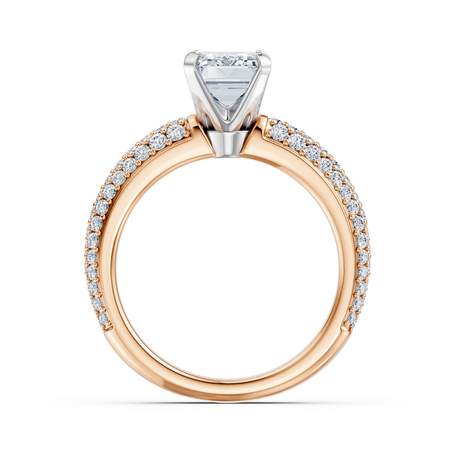 Valentina-Emerald 3 Row Solitaire