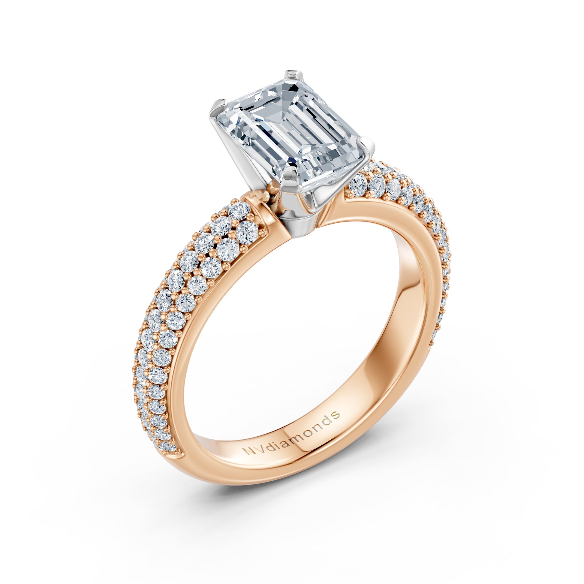 Valentina-Emerald 3 Row Solitaire