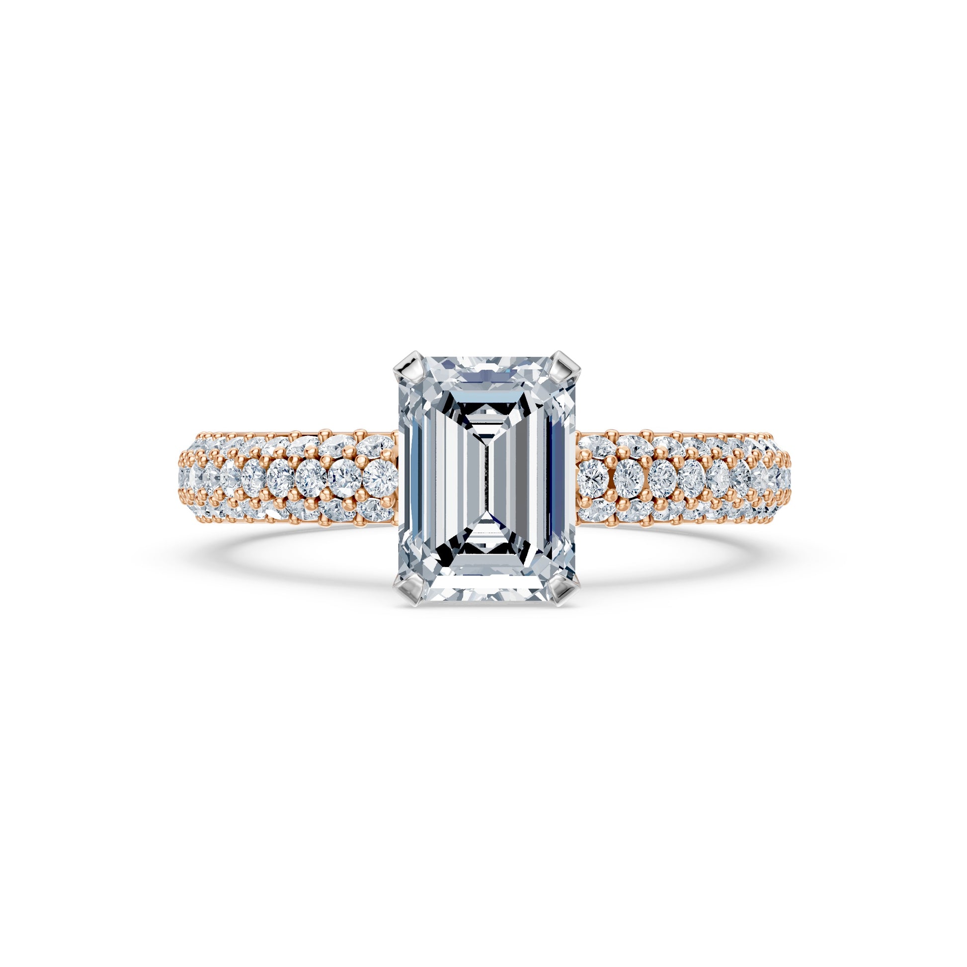 Valentina-Emerald 3 Row Solitaire