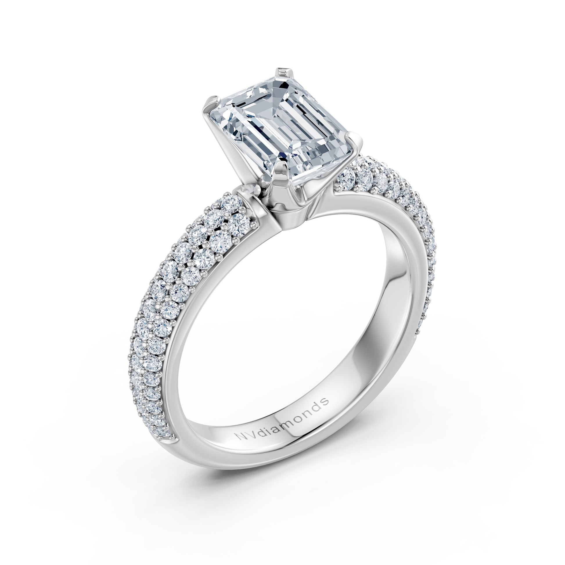 Valentina-Emerald 3 Row Solitaire