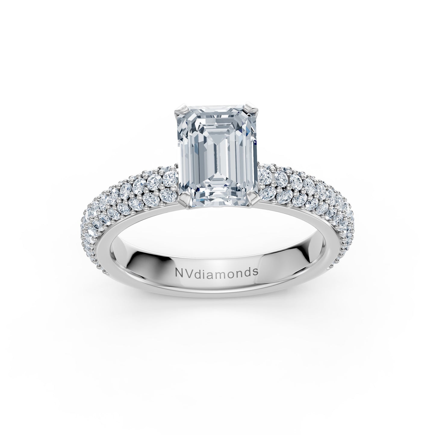 Valentina-Emerald 3 Row Solitaire