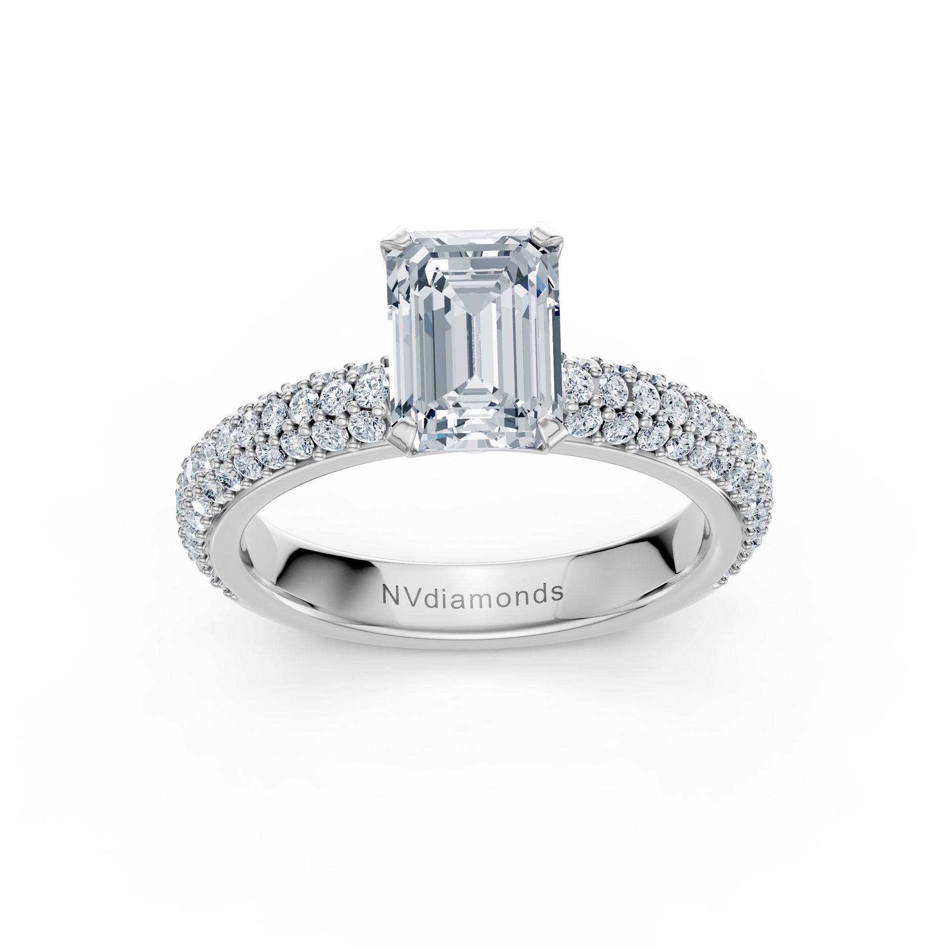 Valentina-Emerald 3 Row Solitaire