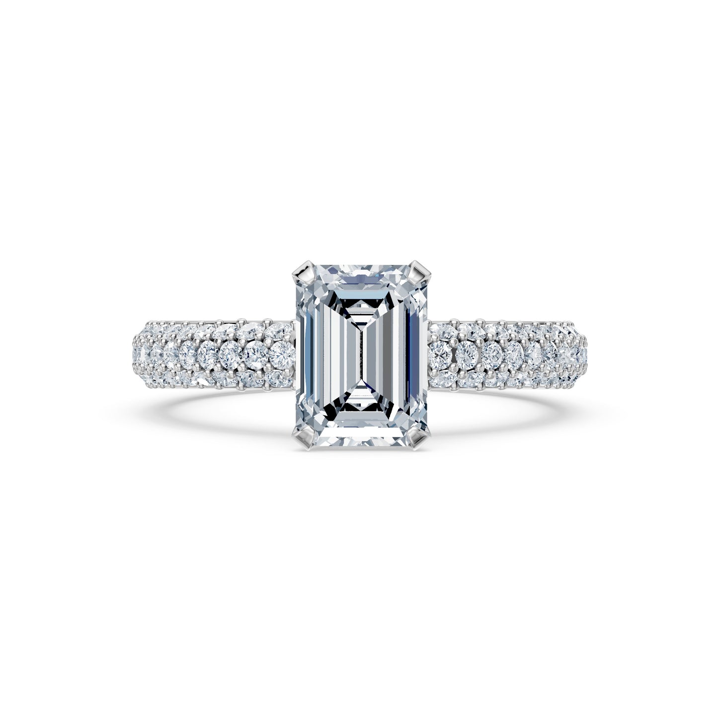 Valentina-Emerald 3 Row Solitaire