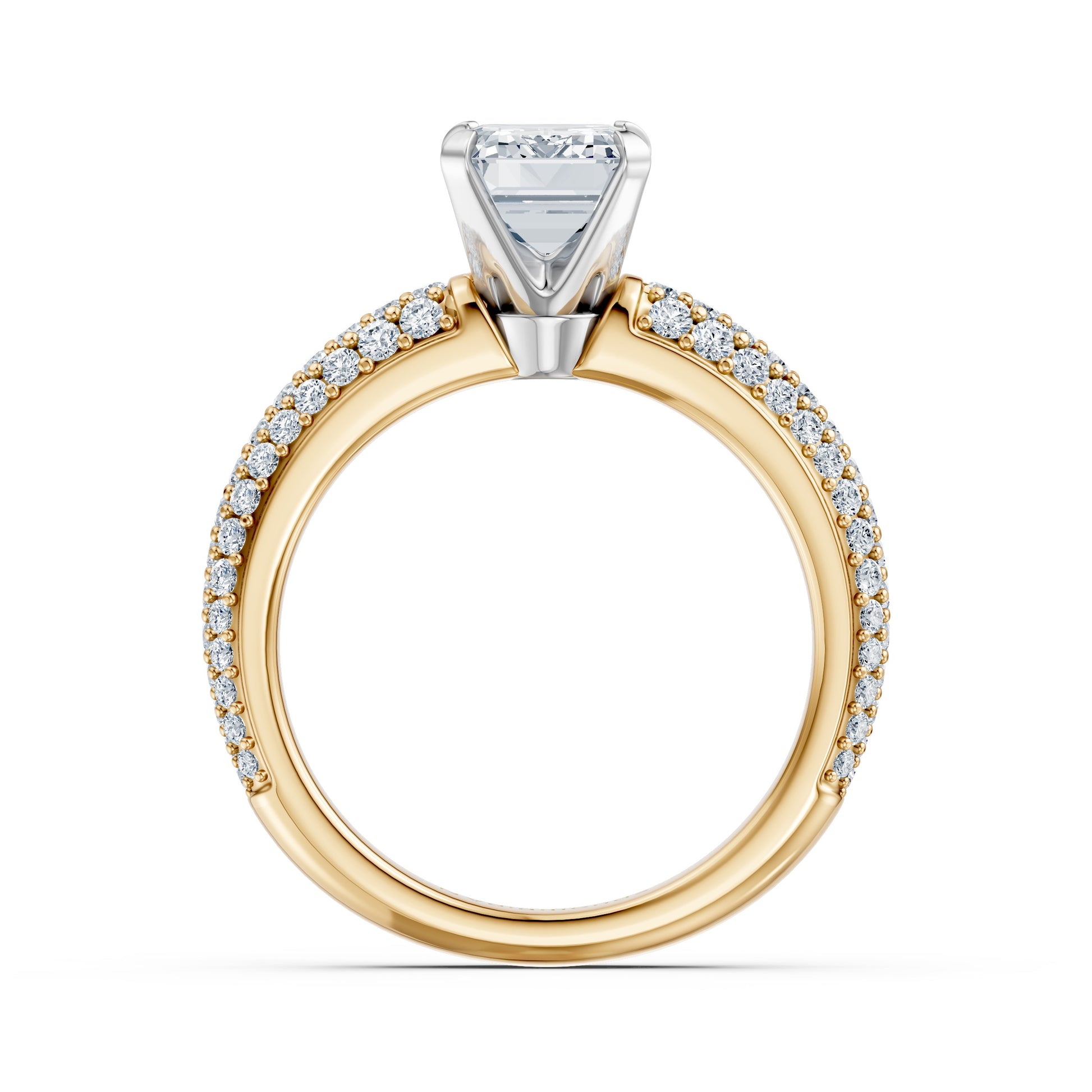 Valentina-Emerald 3 Row Solitaire