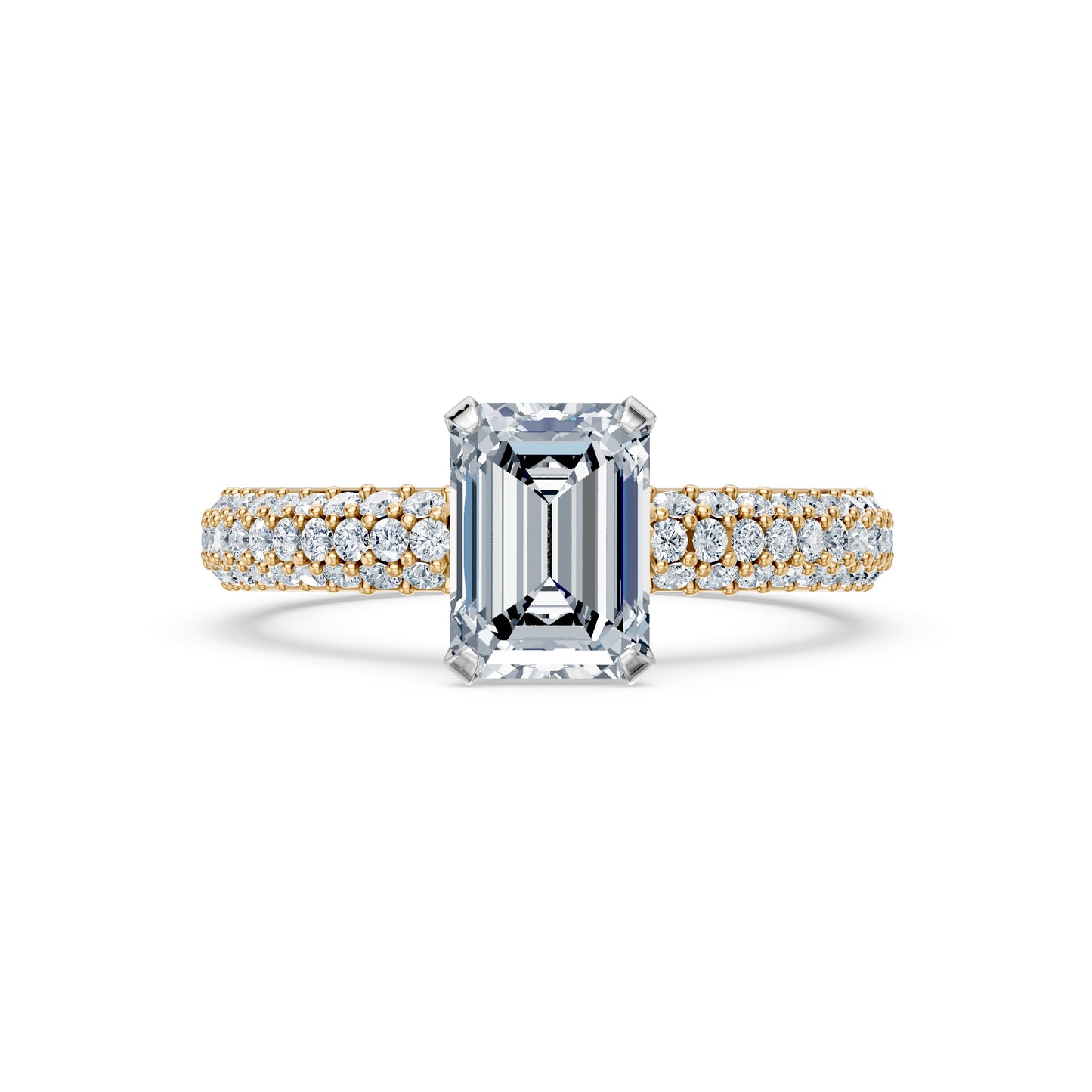 Valentina-Emerald 3 Row Solitaire