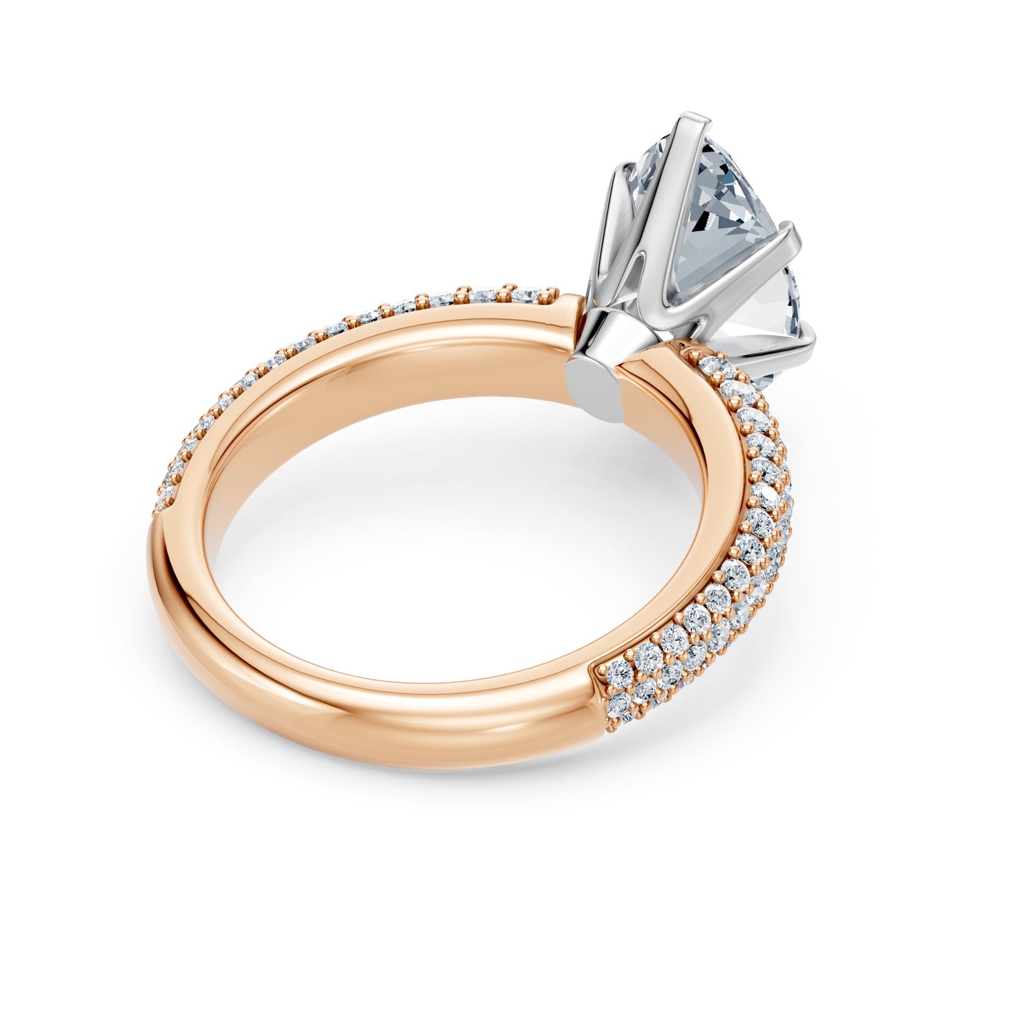 Valentina-Marquise 3 Row Solitaire
