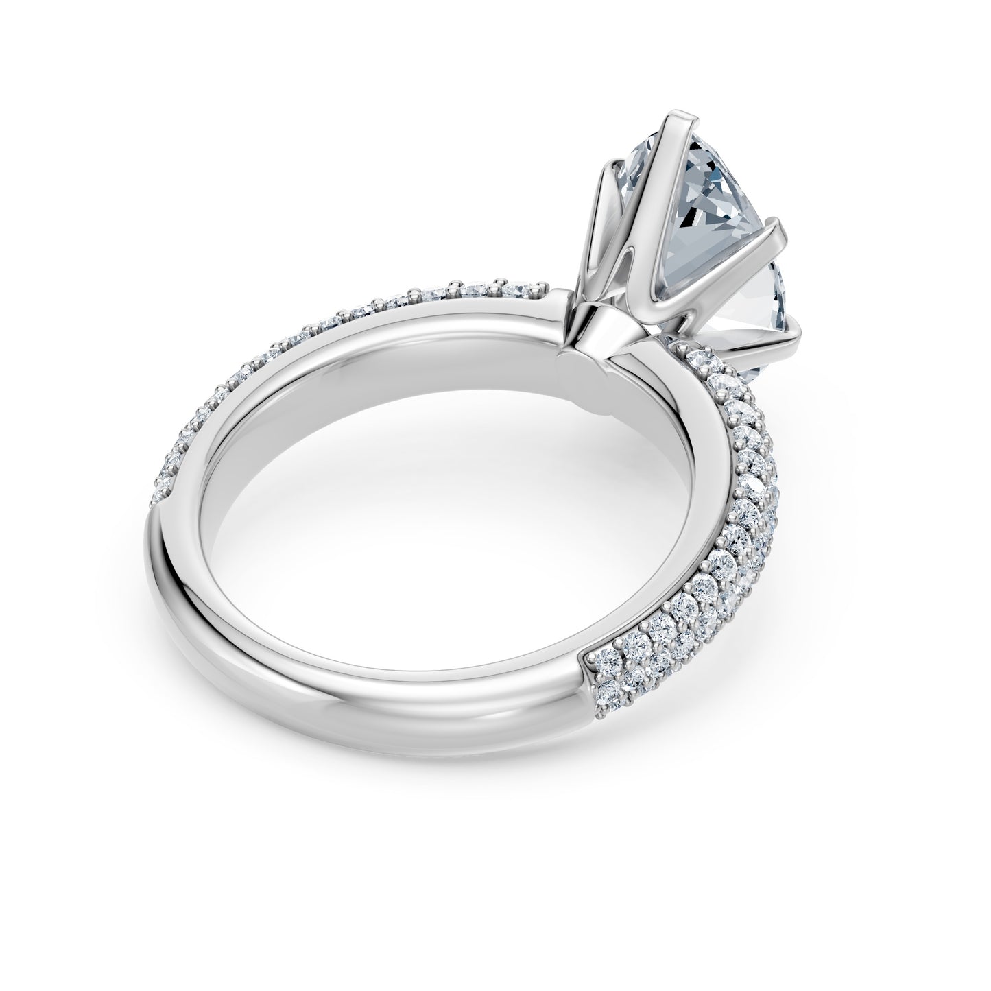 Valentina-Marquise 3 Row Solitaire