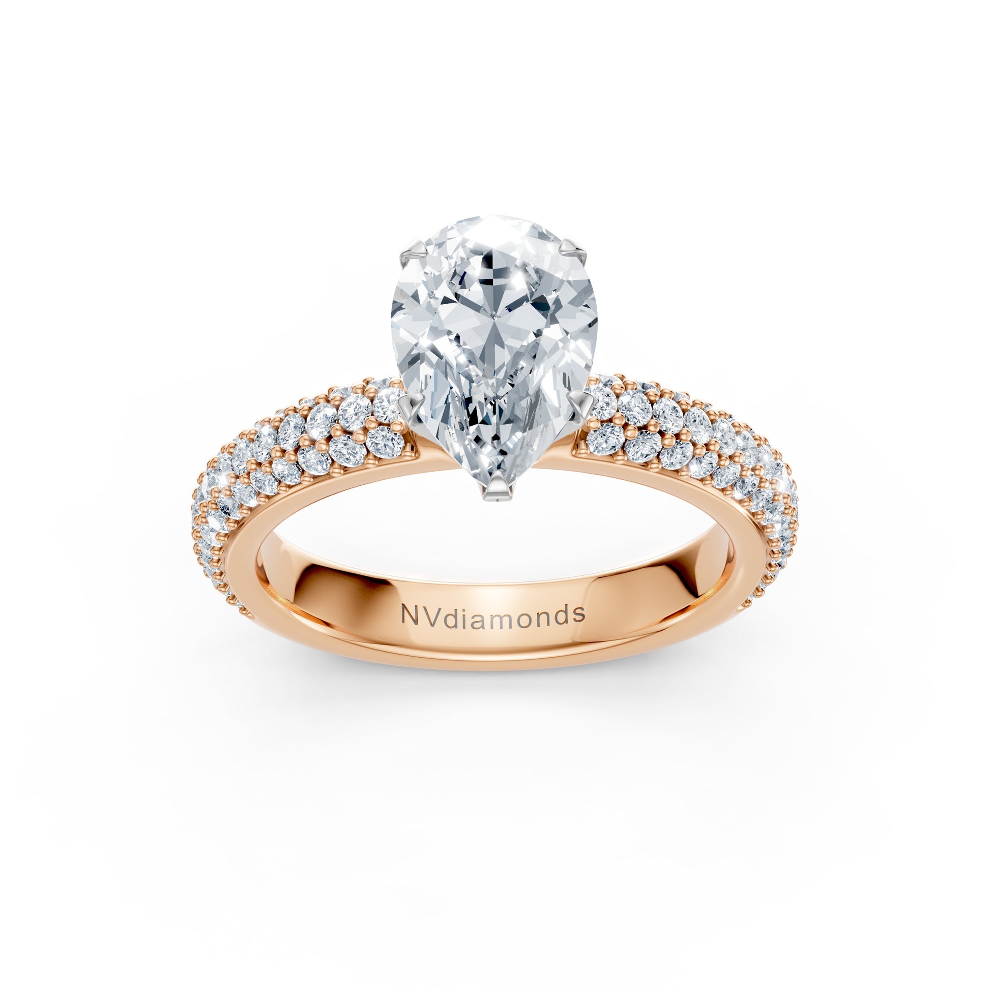 Valentina-Pear 3 Row Solitaire