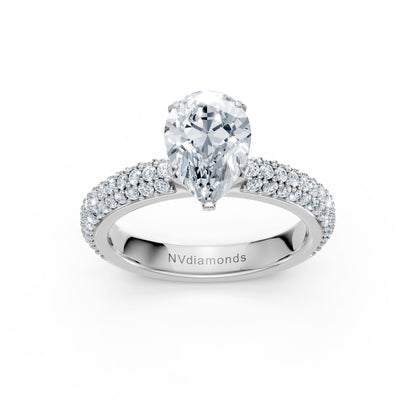 Valentina-Pear 3 Row Solitaire