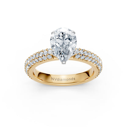 Valentina-Pear 3 Row Solitaire