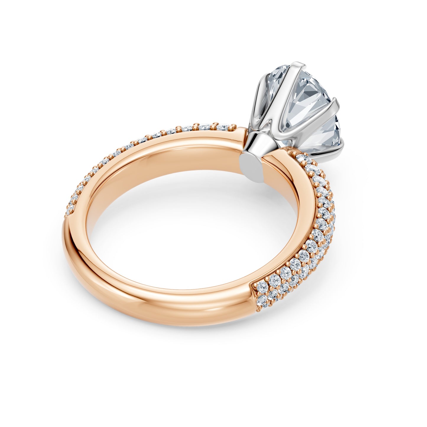 Valentina-Oval 3 Row Solitaire