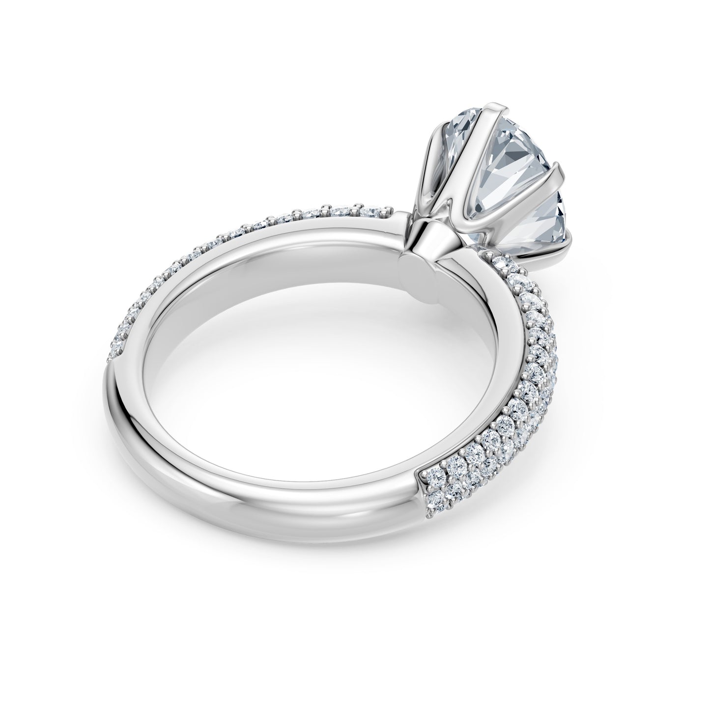 Valentina-Oval 3 Row Solitaire