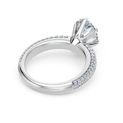 Valentina-Oval 3 Row Solitaire