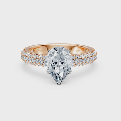 Valentina-Pear 3 Row Solitaire