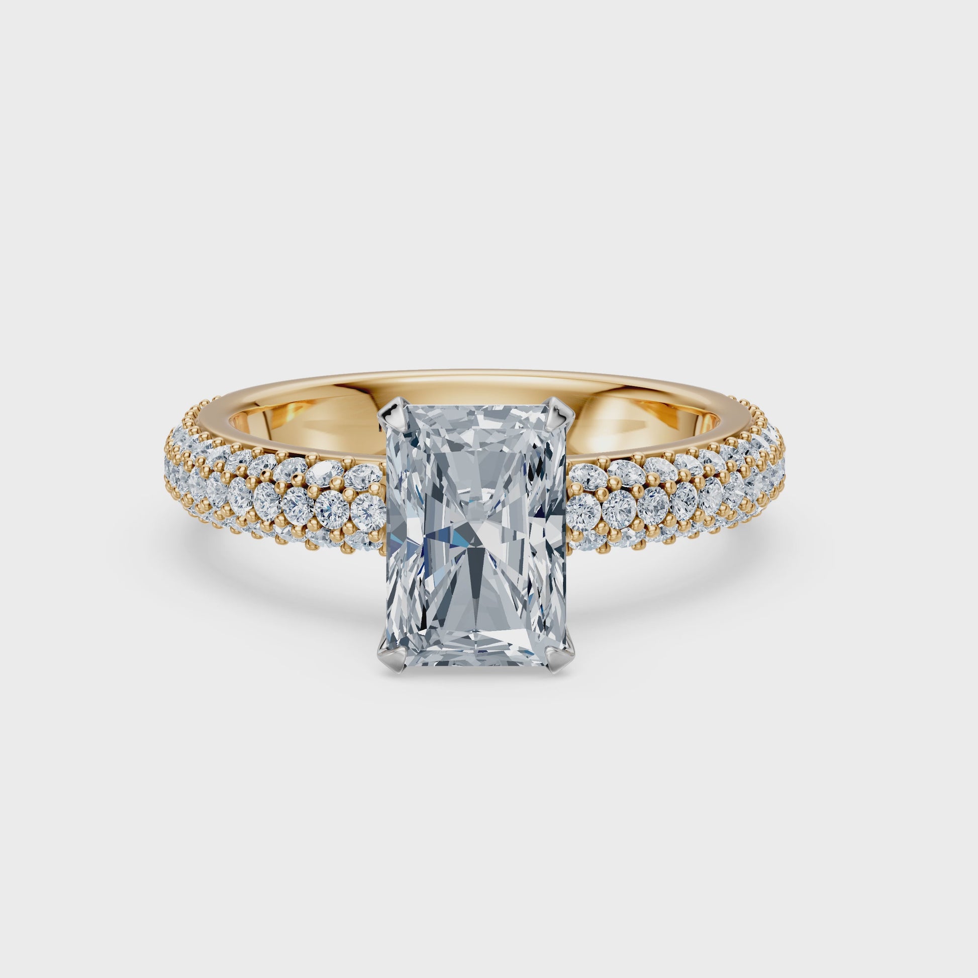 Valentina-Radiant 3 Row Solitaire