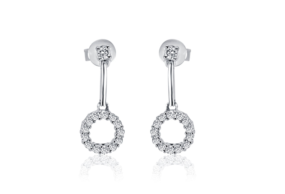 Diamond Drop Earrings DE152