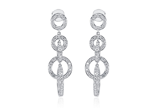 Diamond Drop Earrings DE230