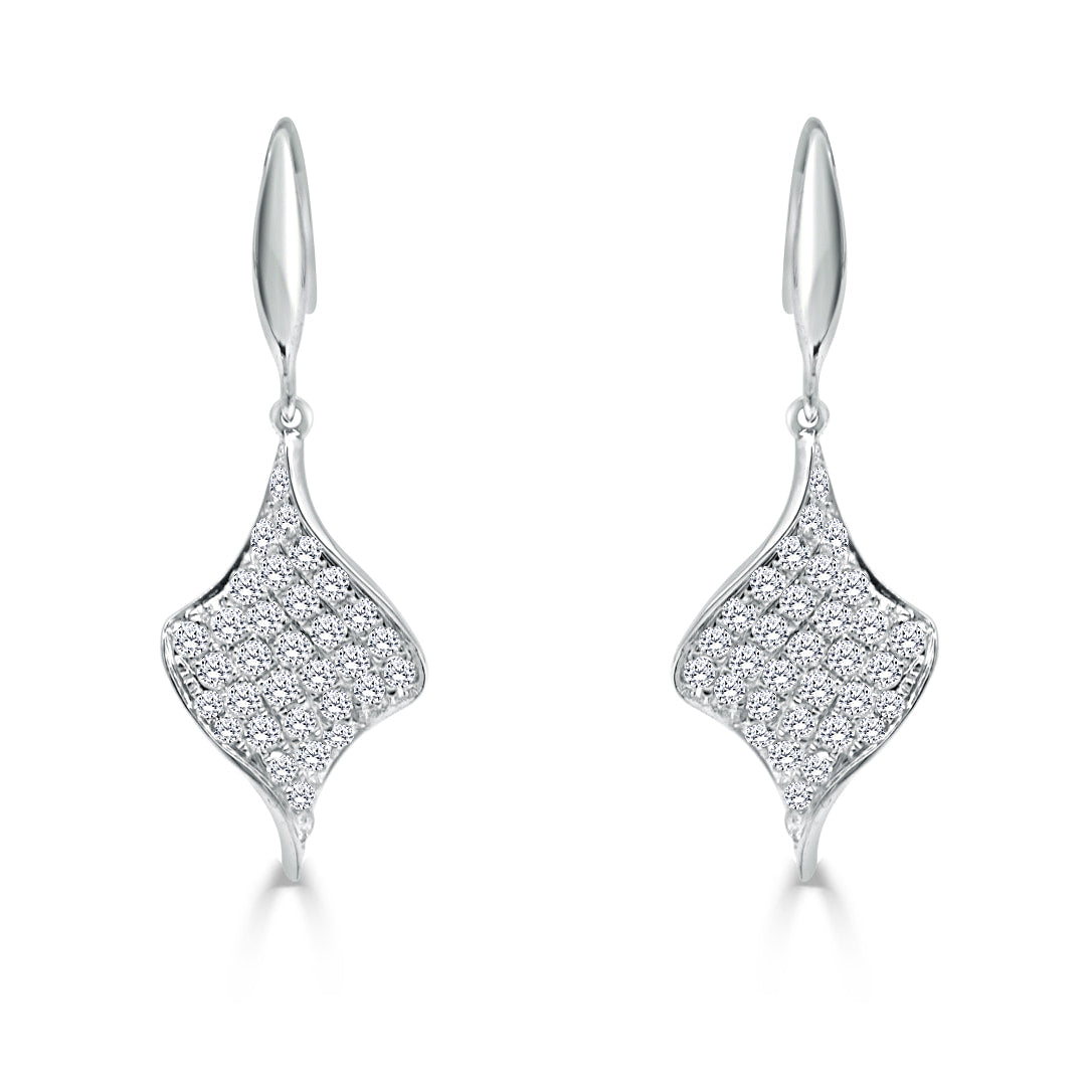 Gold Diamond Earrings DE402