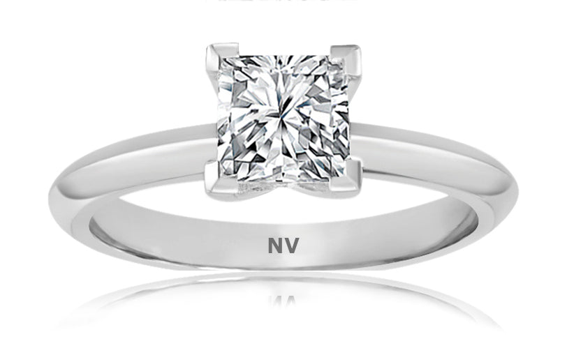 Diamond Solitaire Ring R1010