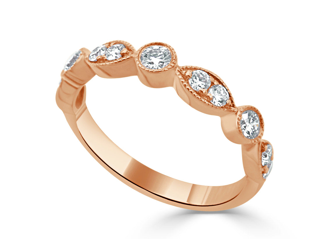 Rose Gold Wedding Ring R1177