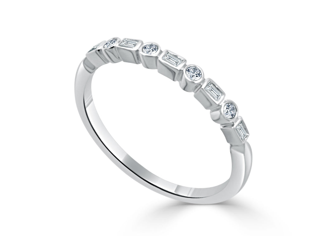 White Gold Wedding Ring R1180