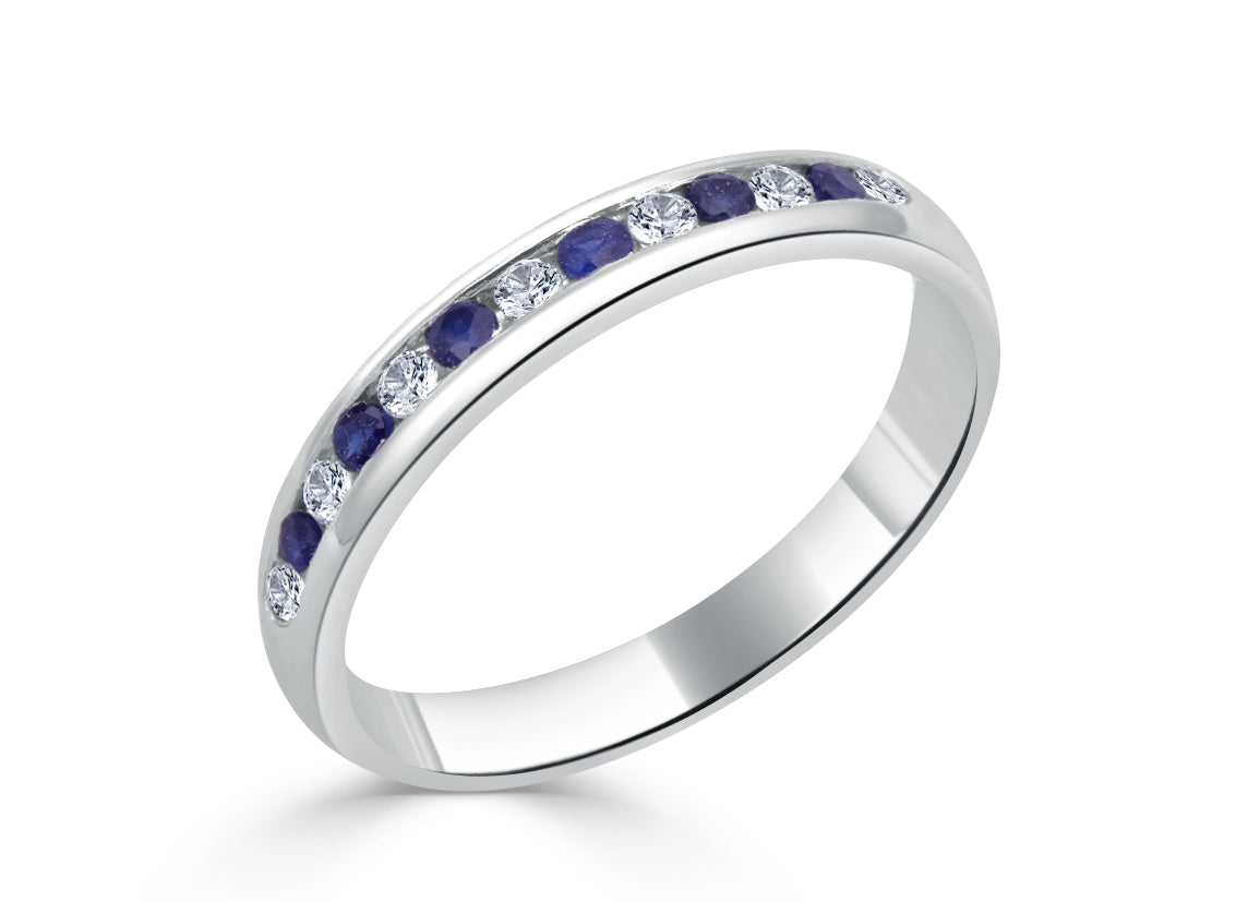 Diamond Sapphire Ring R1186