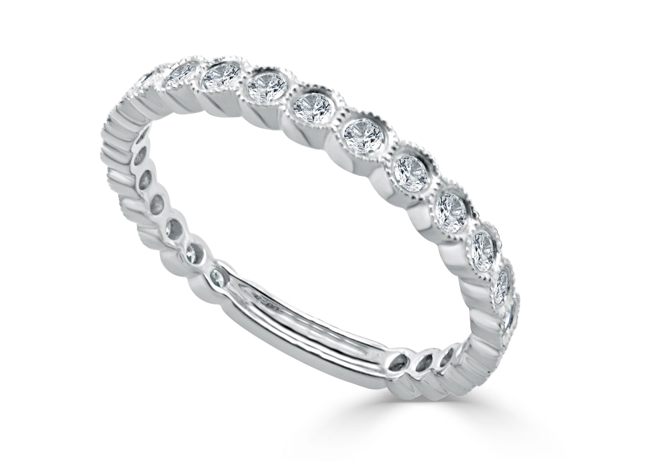 White Gold Wedding Ring R1187