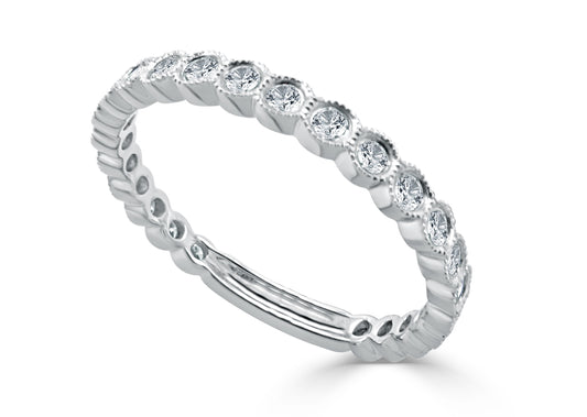 White Gold Wedding Ring R1187