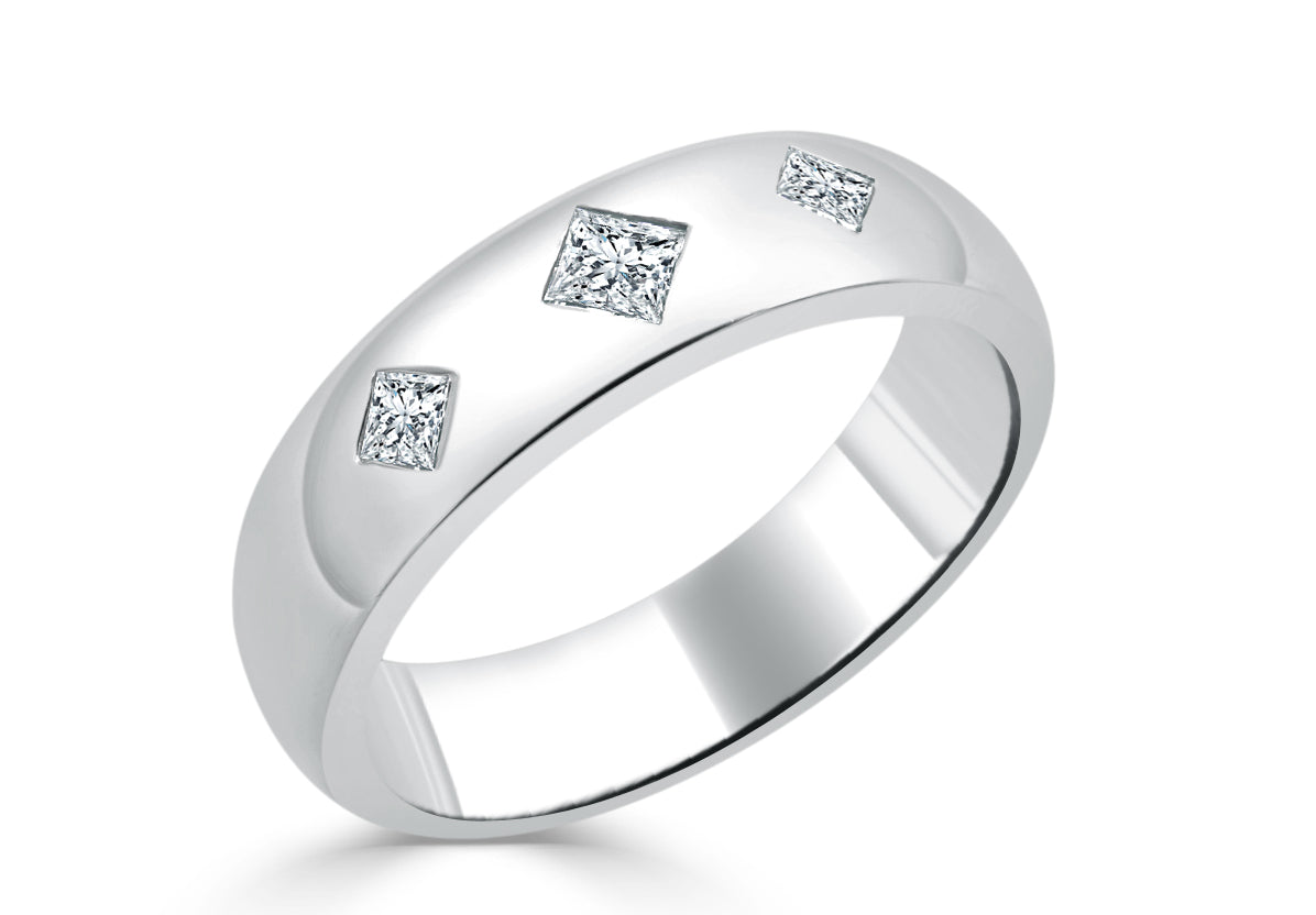 White Gold Wedding Ring R1210