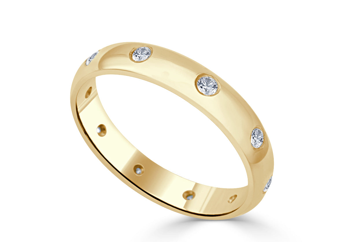 Yellow Gold Wedding Ring R518