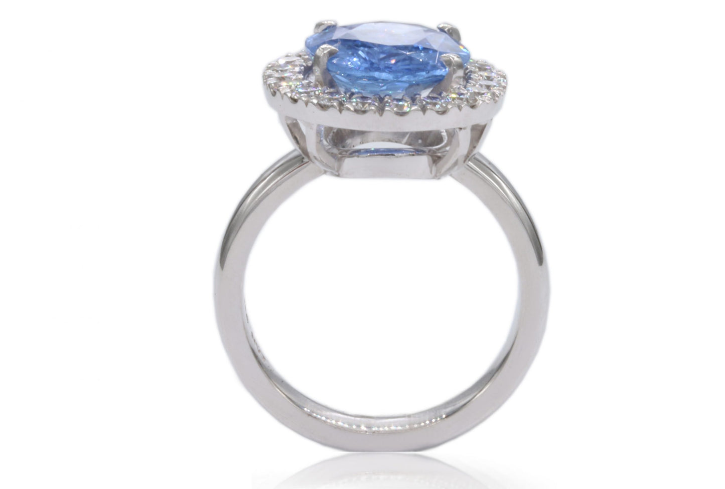 Ceylon Sapphire and Diamond Ring R612