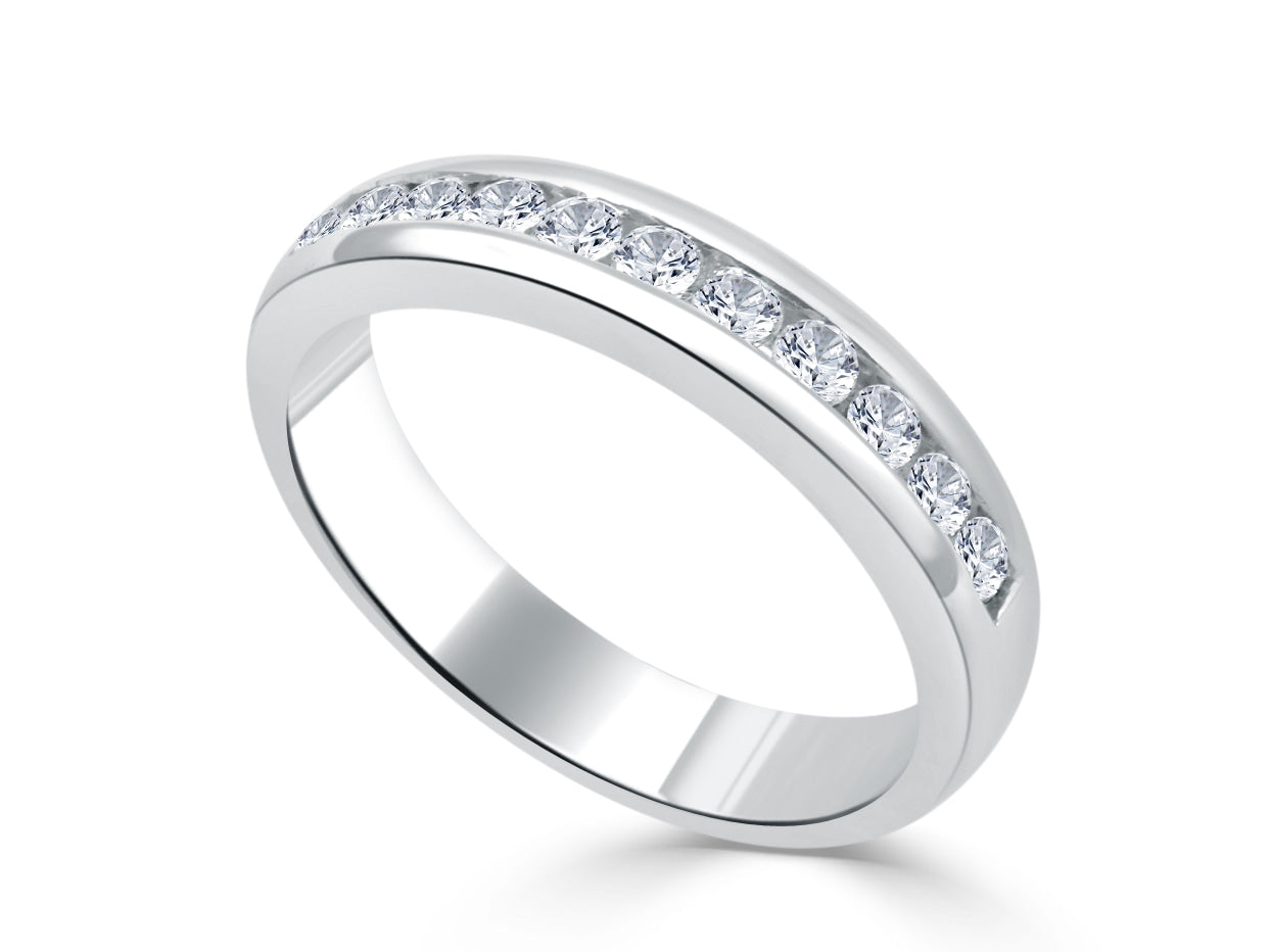 White Gold Wedding Ring R613