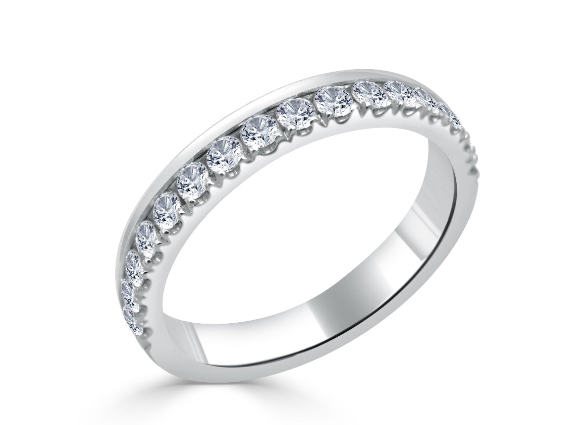 White Gold Wedding Ring R886