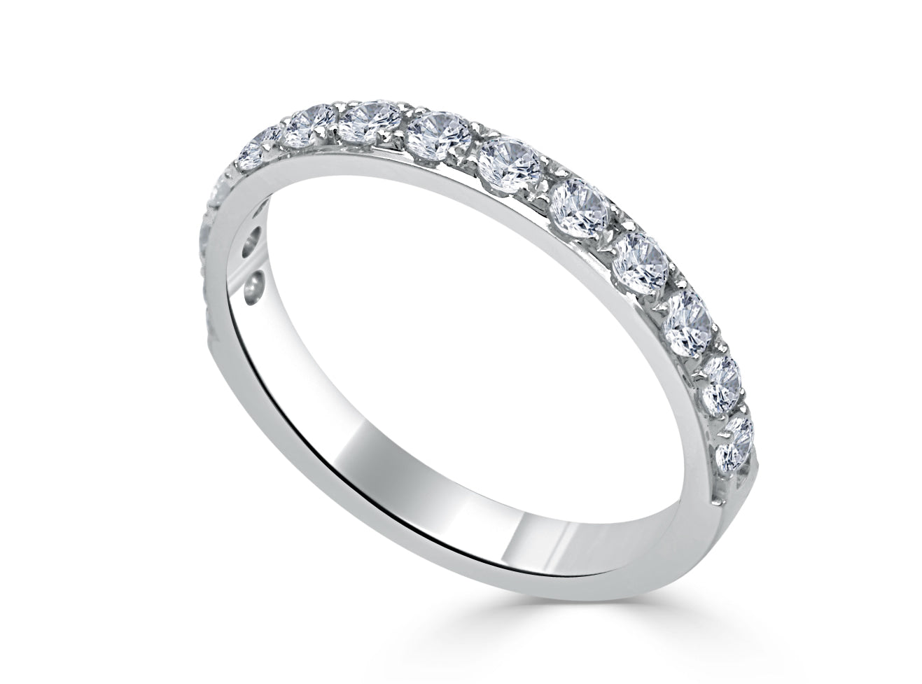 White Gold Wedding Ring R970