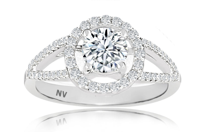 Halo Engagement Ring R1063