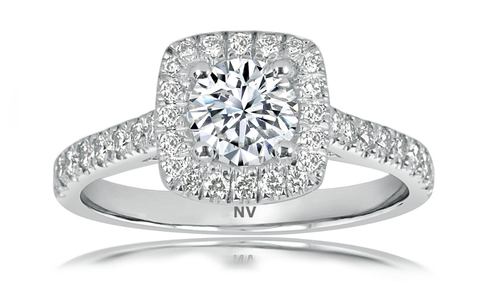 Halo Engagement Ring R1039