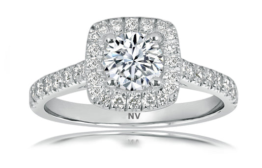 Halo Engagement Ring R1039