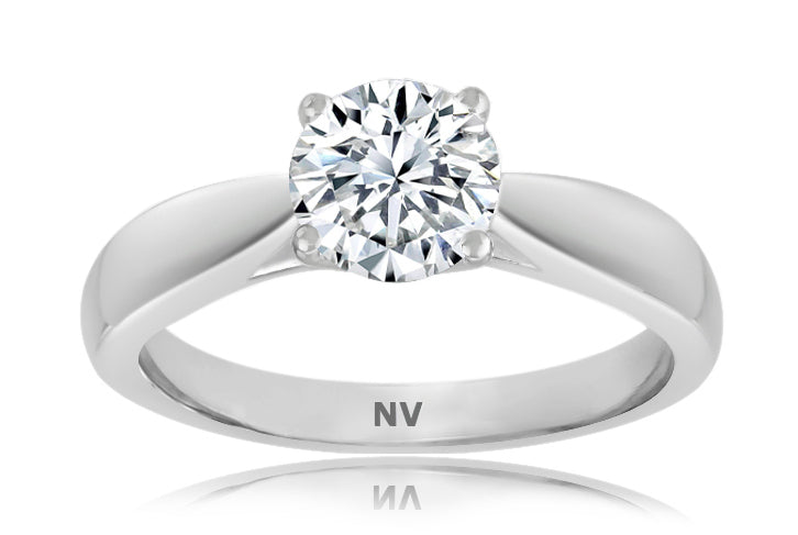 Diamond Solitaire Ring R1009